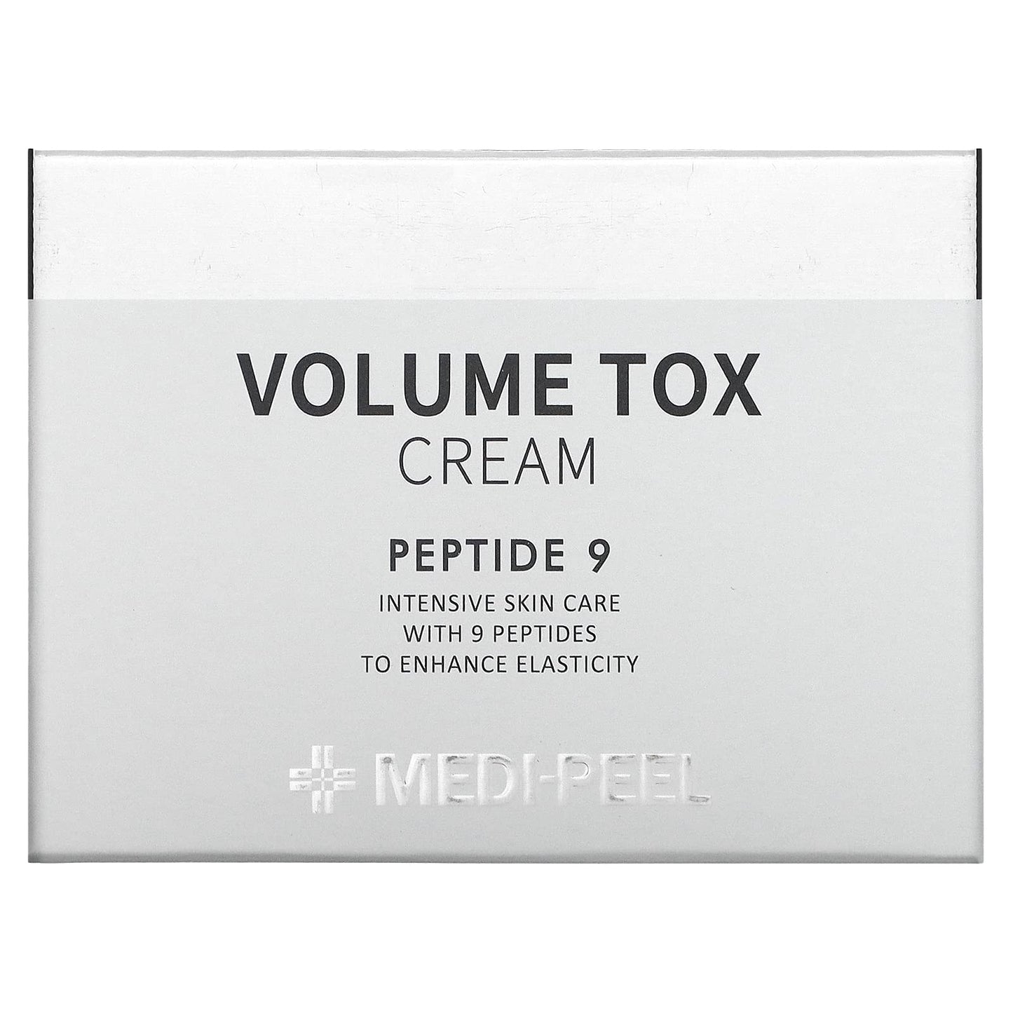 Medi-Peel Peptide 9, Volume Tox Cream, 1.76 oz (50 g), Anti-wrinkle cream, Collagen, Hyaluronic acid, Moisturizing Cream, Enhance Elasticity, Anti-aging, Volumize Skin, Korean skincare