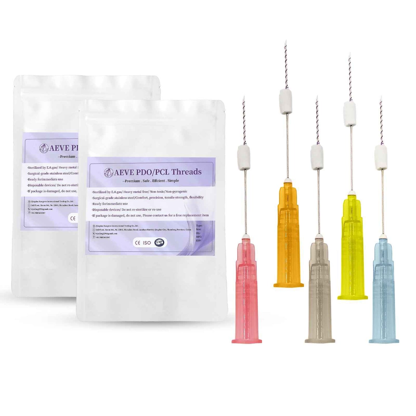 Pdo threads for face lift PDO Screw Threads 20PCS – Twisted Design for Cheeks & Jawline(s27g50mm)