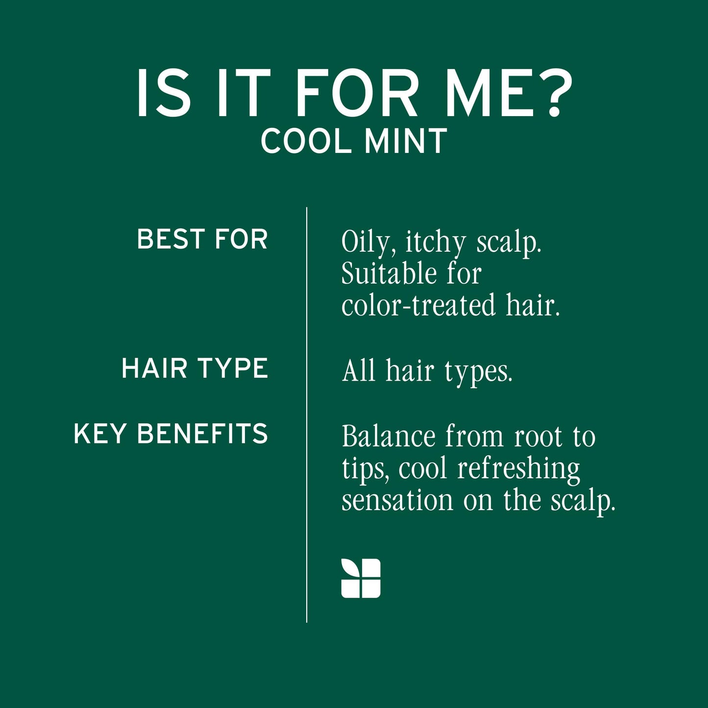 Biolage Cool Mint Shampoo - Balancing Shampoo for Oily Scalp, Gently Cleanses, Refreshes & Helps Balance, Mint & Glycerin, Vegan & Paraben-Free, 13.5 Fl Oz