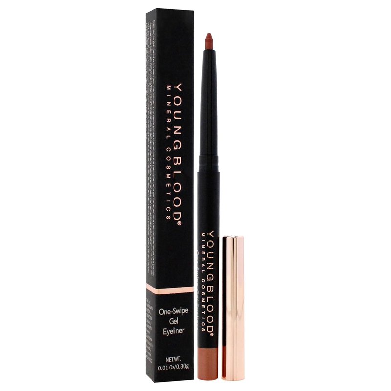 Youngblood Gel Eyeliner - One-Swipe Precision in Bourbon - 0.01 Oz for Effortless Application