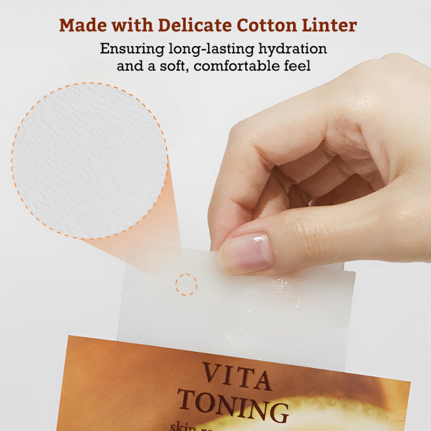 Vita Toning Skin Renewal Mask - Nourishing Sheet Mask for Healthy Skin | Soft & Breathable | 10 Sheets