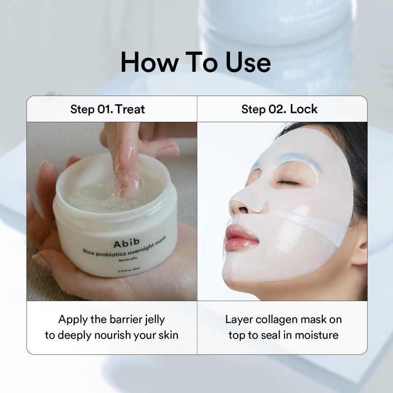 Abib Vegan Collagen Gel Mask Sedum Jelly 10 Sheets (Hydrating) I Korean Vegan Collagen, Cooling Hydrating Hyaluronic Acid Hydrogel Face Mask Skin Care