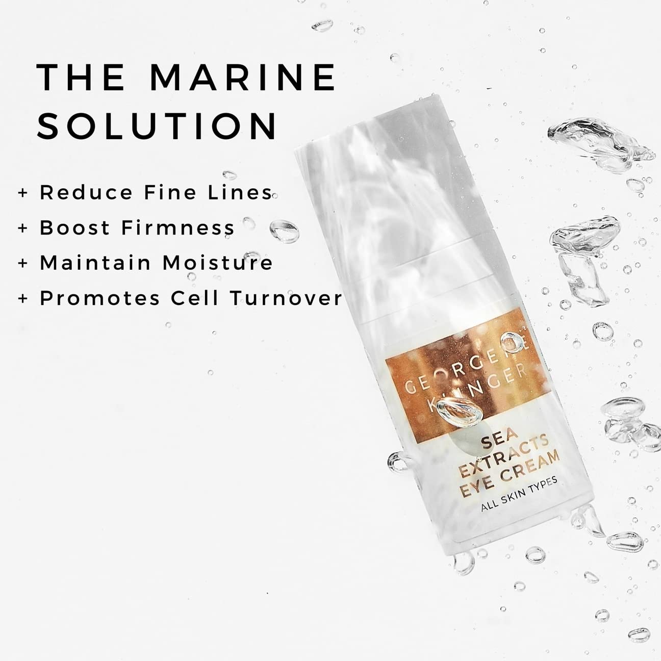 Sea Extracts Eye Cream - Antioxidant-Rich Undereye Treatment for Brightening & Firming | 1/2 oz