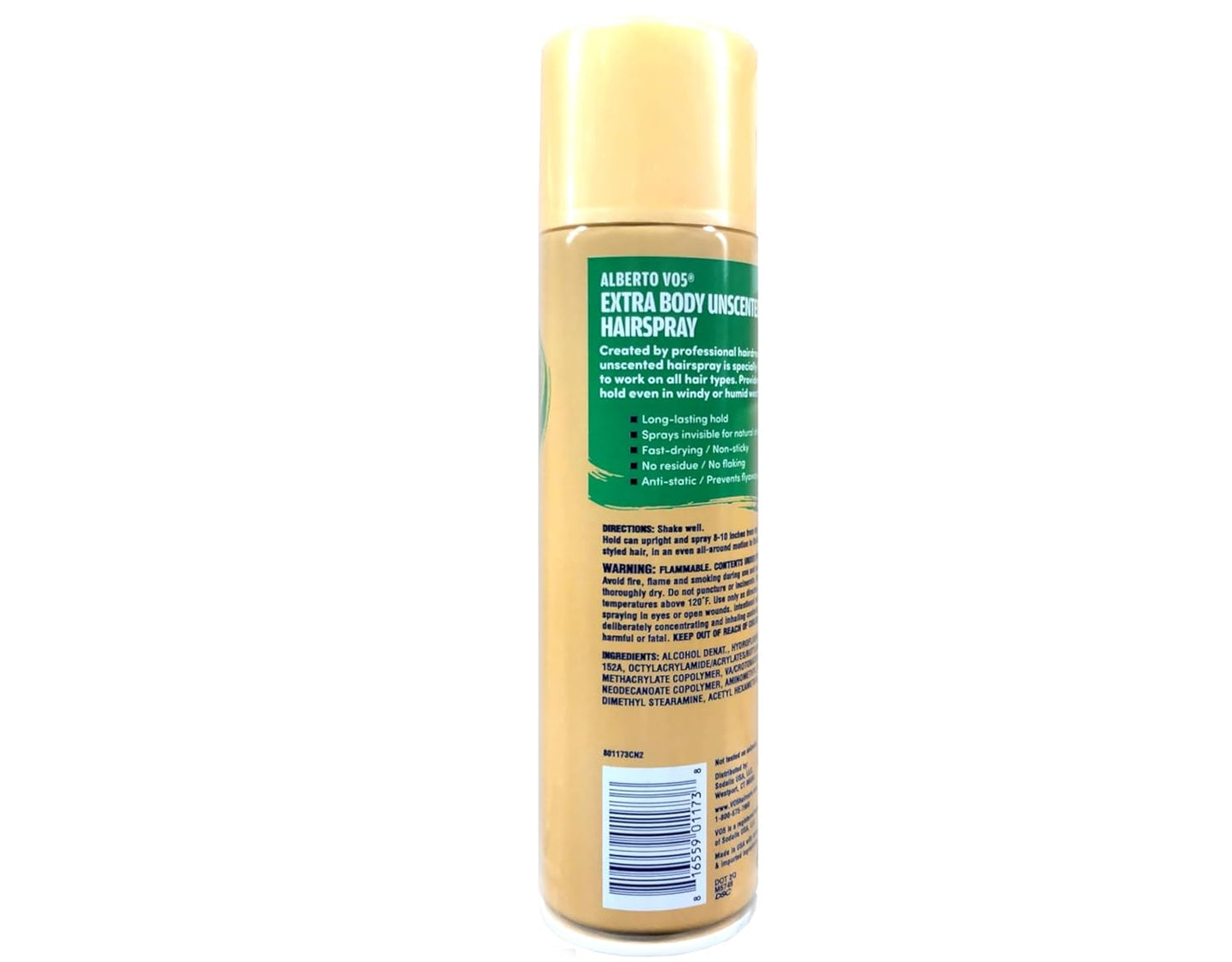 VO5 Crystal Clear Hairspray - Unscented Long-Lasting Hold | 8.5 oz (Pack of 5)