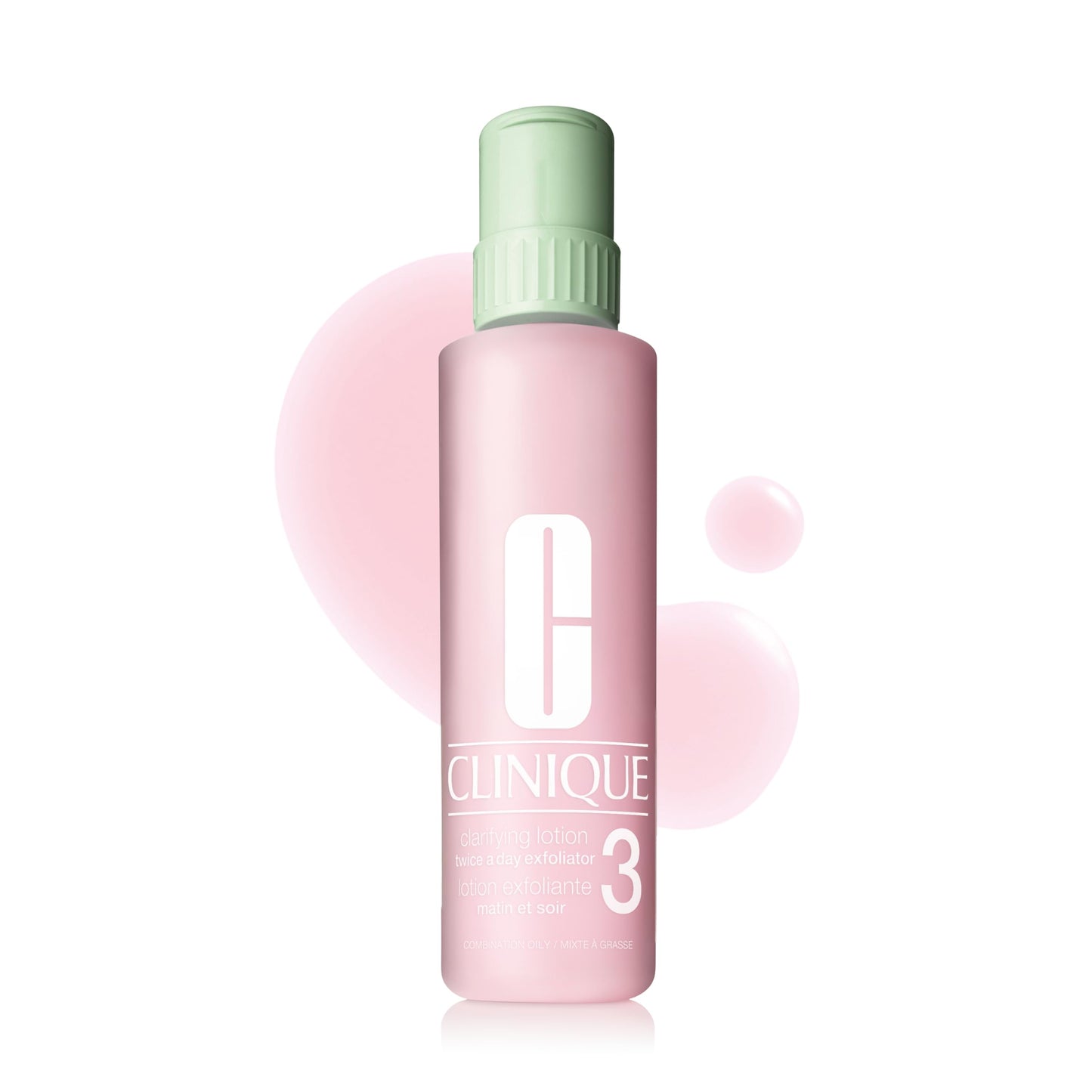 Clinique Clarifying Lotion 3 | Gentle Exfoliator For Oily Combination Skin Types | Face Toner With Witch Hazel + Salicylic Acid | Step 2 in 3-Step Skin Care Routine, 16.5 Fl Oz