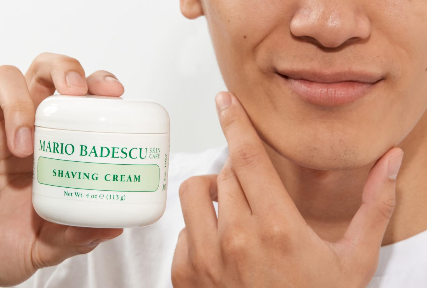 Mario Badescu Shaving Cream for Women and Men - Classic, Unisex Non-Foaming Shave Cream Formula Infused with Lavender Oil and Vitamin E - Helps Prep, Protect and Moisturize for a Closer Shave, 4 Oz