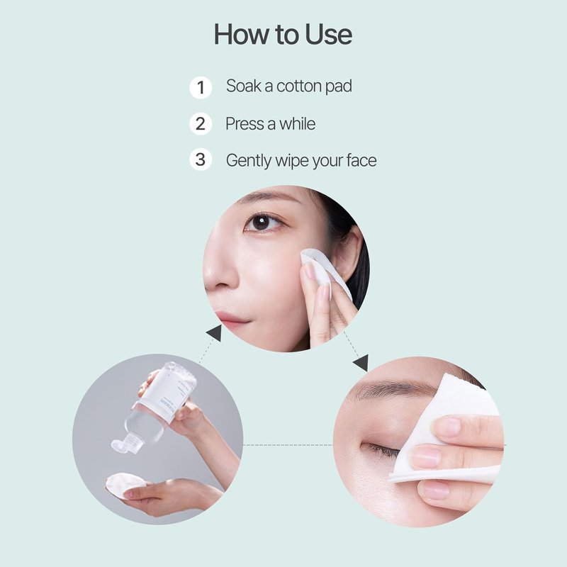 mixsoon Centella Cleansing Water 10.14 fl oz / 300ml Face Cleanser for Sensitive Skin Centella Asiatica Aloe Vera Korean Glass Skin Care
