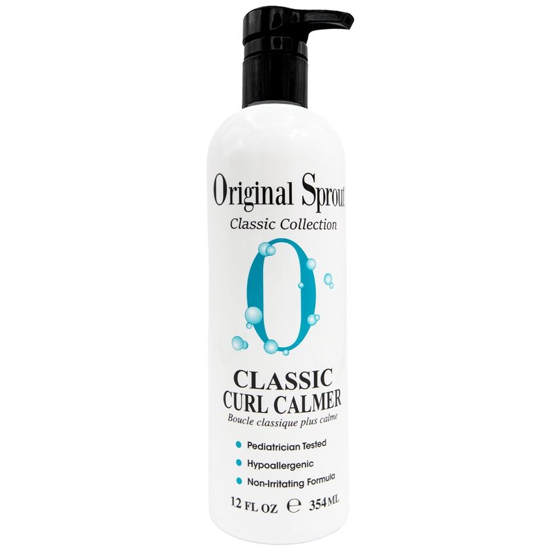 Original Sprout Curl Calmer - Moisturizing Anti-Frizz Styling Cream for All Hair Types | 12 oz.