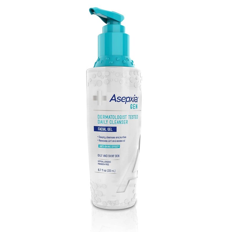 Asepxia Daily Facial Cleanser for Oily Skin - 6.7 Ounce | Deep Cleansing Formula