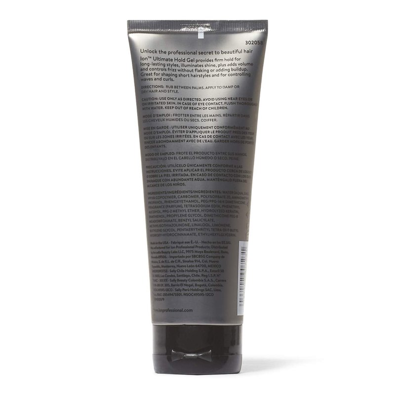 Ultimate Hold Styling Gel - Firm Hold, No Flaking, Paraben Free | 7.5 oz