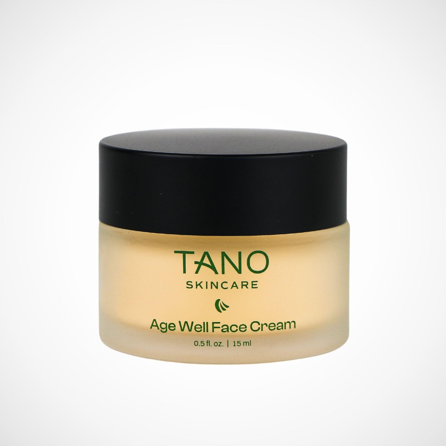 Tano Age Well Face Cream – Retinol Alternative with Banana Sap, Hyaluronic Acid, Vitamin C – Reduces Wrinkles, Firms Skin, Boosts Collagen – Fragrance Free, EU Clean, Travel Size 0.5oz