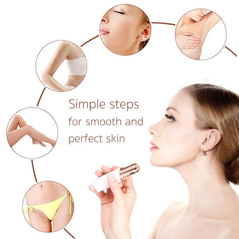 Flawless Facial Hair Remover Replacement Heads - Precision Blades for Gen 2 Hair Removal | Easy to Install