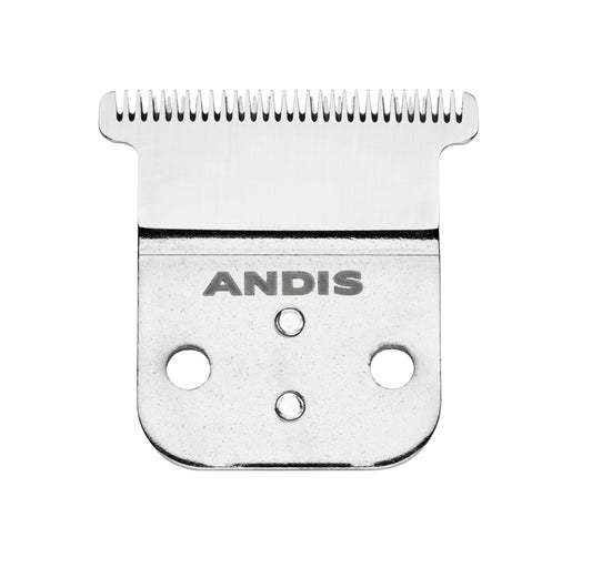 Andis Carbon Stainless Steel Replacement T-Blade – Fits D-8 & Slimline Pro Li Trimmers, Deep Tooth, Zero Gap Precision, Professional Detail Performance