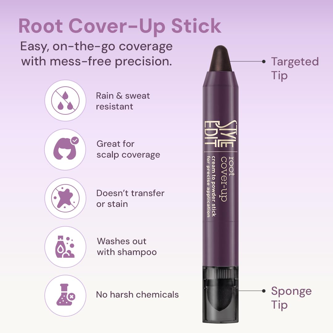 Style Edit Root Touch Up Stick, Dark Brown, 0.11 oz