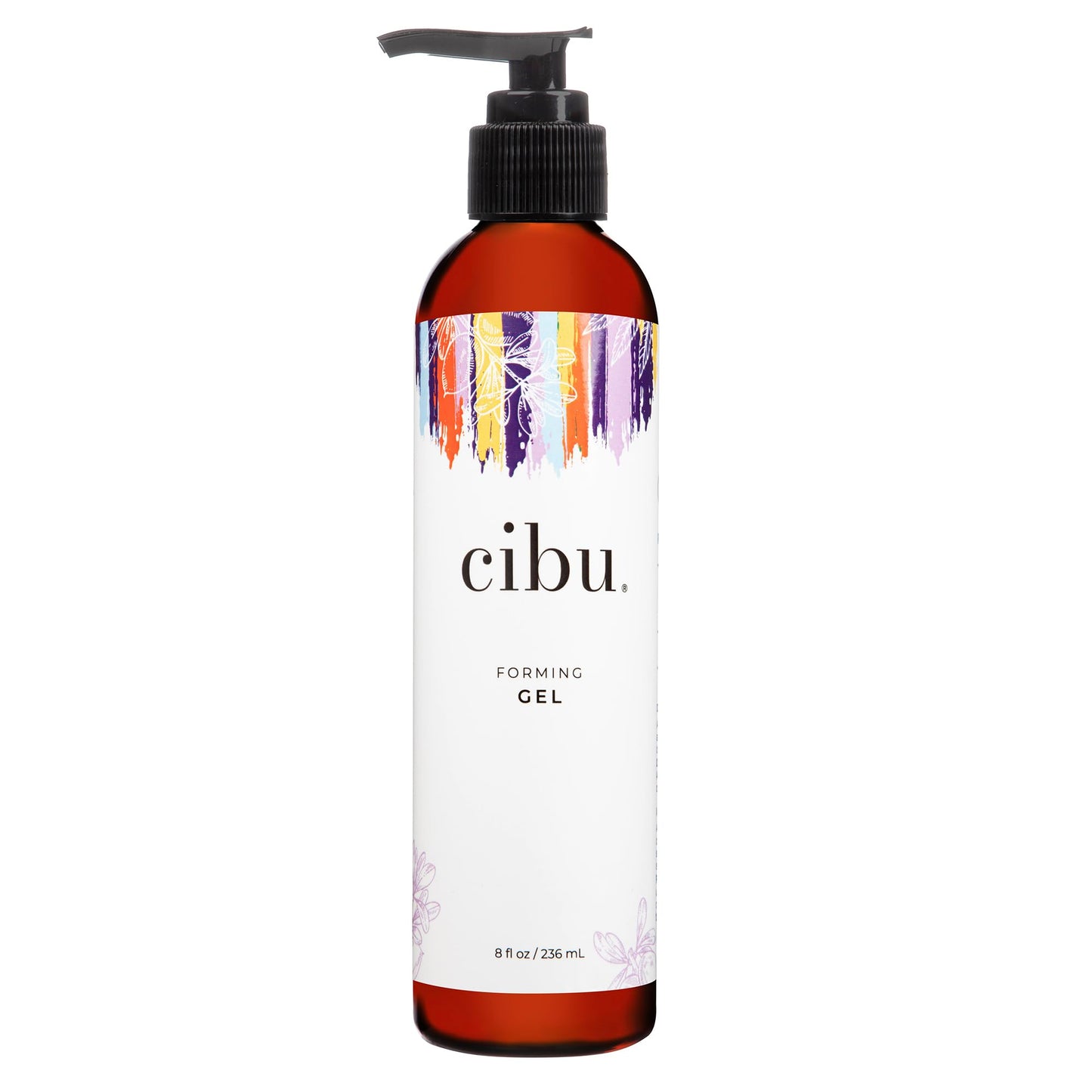 CIBU Forming Gel - No Flake Hair Gel for Men and Women - Alcohol and Fragrance Free - Extra Hold - Hydrolyzed Wheat Protein Hemp and Argan Seed Oils - 8oz