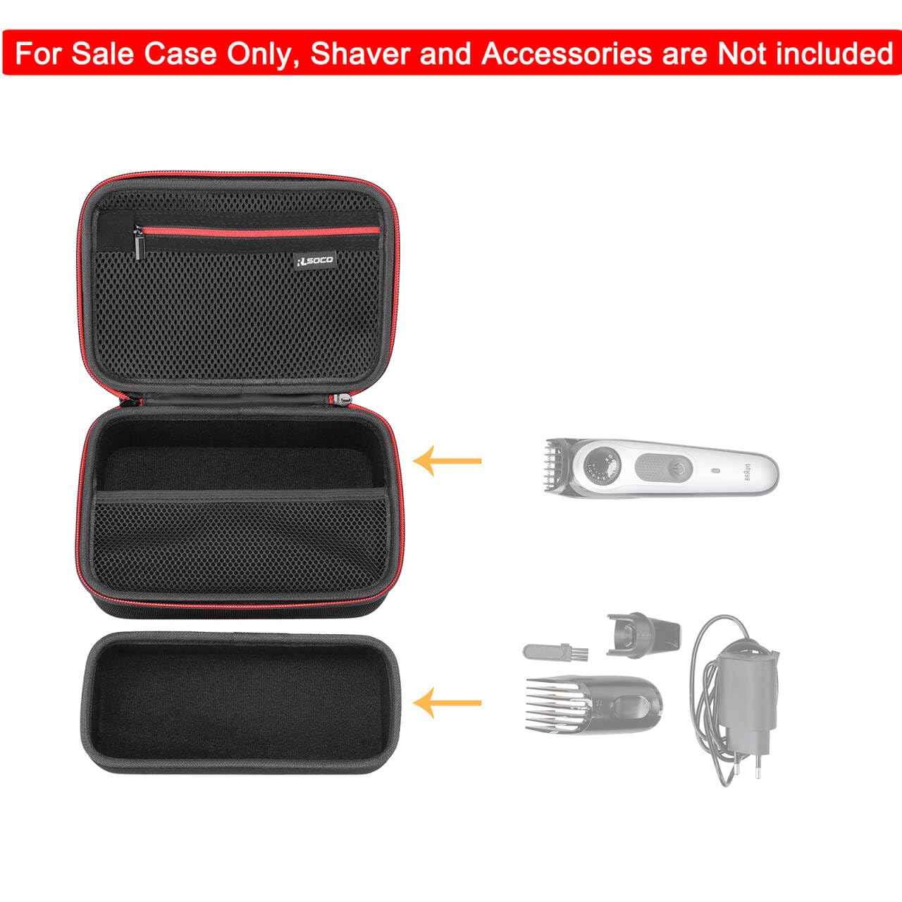 RLSOCO Case for Braun All-in-One Style Kit Series 3 3430/Series 5 5480/Seires 7 7410/Series 9 9440/BT3221/BT5260 & Compatible with Gillette Intimate Men’s Manscape Pubic Hair Trimmer and More