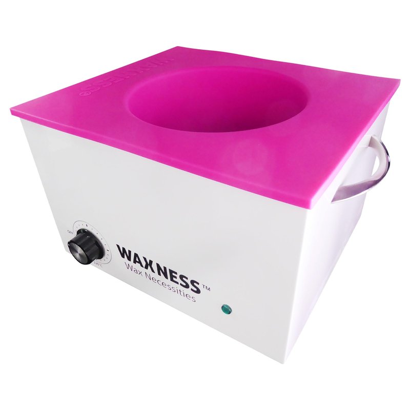 Waxness Non-Stick Silicone Bowl Insert for Wax Warmers – Pink, Fits 10 lb Warmers (WN-7001), Easy Clean Flexible Wax Pot Liner for Professional Use