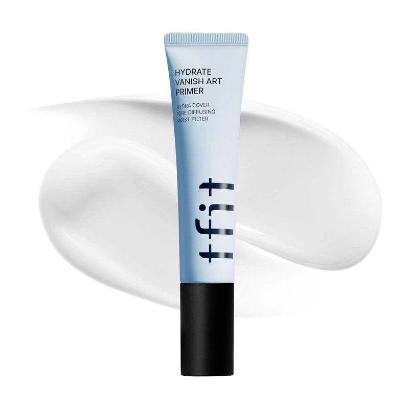 TFIT Hydrate Vanish Art Primer – Deep Moisturizing Makeup Base for Dry & Sensitive Skin, Smooth Pore Perfecting, Lightweight & Dewy Finish - 1.01 FL.Oz