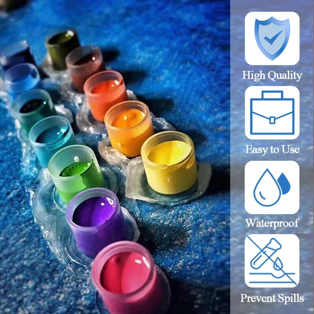 Tattoo Ink Caps - Yuelong 1000Pcs Disposable Microblading Makeup Tattoo Ink Cups With Base, Pigment Ink Caps Sizes 17mm Large for Tattoo Ink Tattoo Kits Tattoo Supplies (17MM-1000PCS)