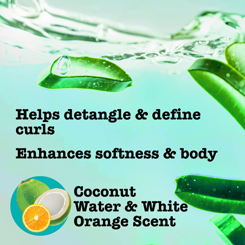 Maui Moisture Curl Quench + Coconut Oil Shampoo + Conditioner to Hydrate and Detangle Tight Curly Hair, Softening Shampoo, Vegan, Silicone & Paraben-Free, 13 Fl Oz (Pack of 2)
