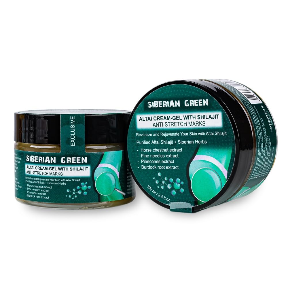 Siberian Green Altai Cream-Gel “Anti-Stretch Marks” with Shilajit and Siberian Herbs 100ml
