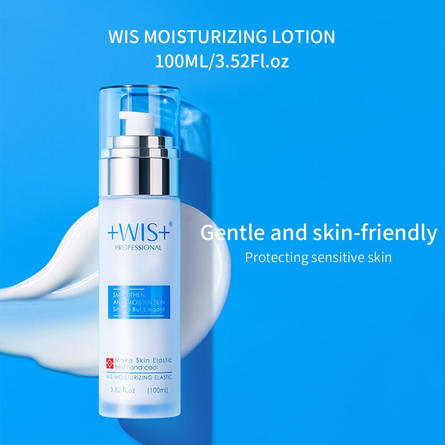 +WIS+ Moisturizing 4-Piece Skin Care Set - with Facial Cleanser, Toner, Lotion, Cream for for Cleansing, Hydration, Repair and Anti Aging,stocking stuffers