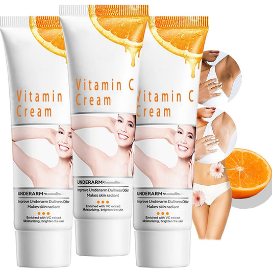 Crema para Aclarar las Axilas y Partes Intimas, Para Piel Entrepierna, Manchas Codos, Piernas Zonas, Íntimas Cara Axilas, Rodillas Cuello 50G (3 bottles loción de cuidado de axilas y partes intimas)