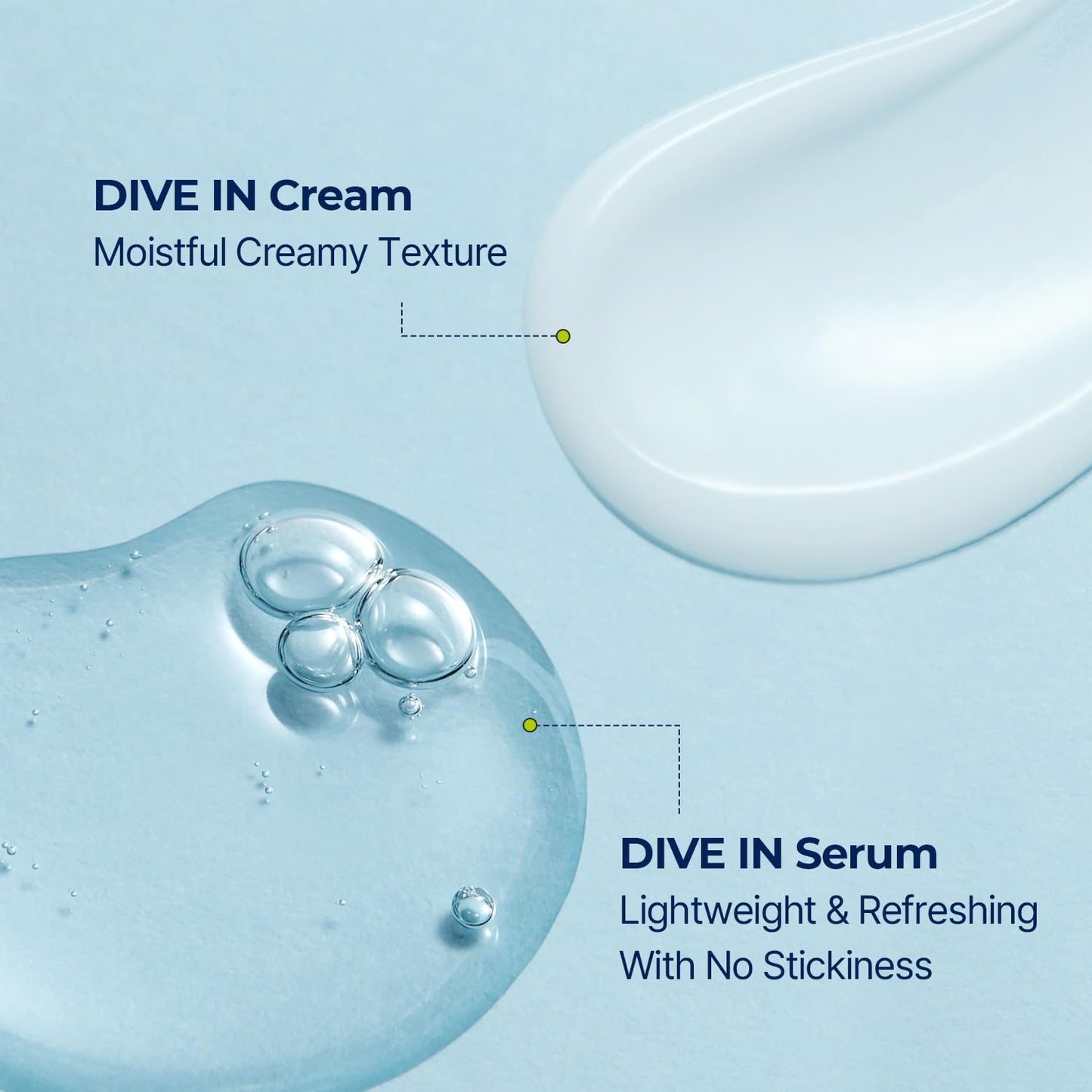 Torriden DIVE IN Serum & Cream Set | Deep Hydrating Hyaluronic Acid Duo for Glass Skin - 1.69 fl. oz. & 2.71 fl. oz.