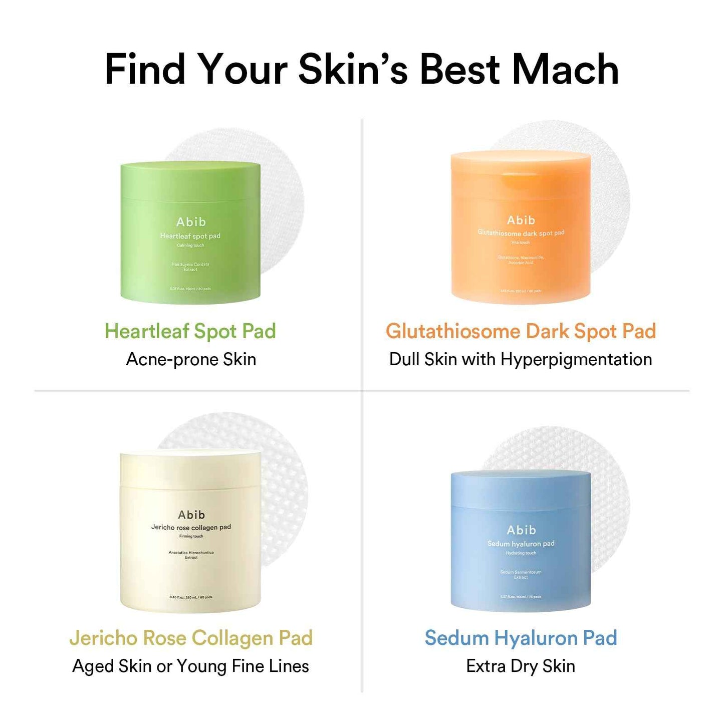 Abib Heartleaf Spot Pad Calming Touch 80pads 5.07 fl.oz. | Korean Acne Soothing Toner Pads for Face, Cleansing, Disposable, Exfoliant, Skin Care