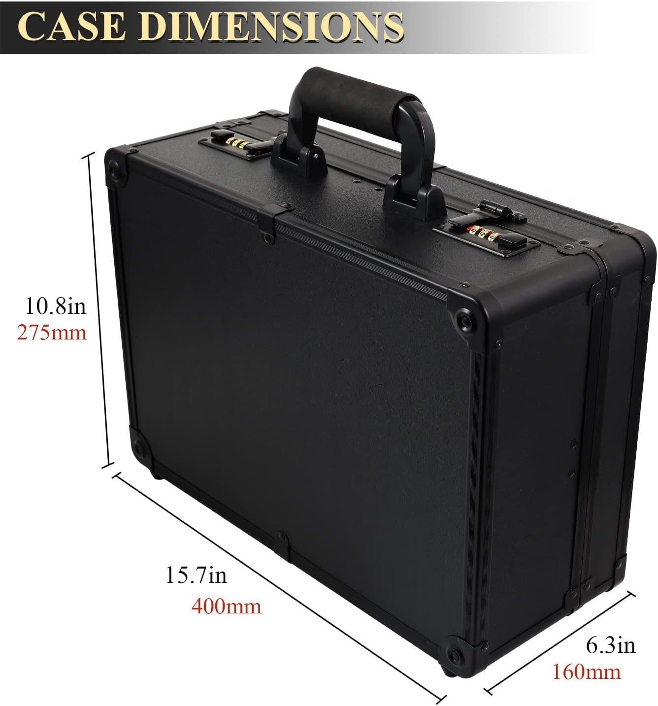 Professional Barber Supplies Case - Portable Travel Carrying Case for Hair Stylists & Pet Groomers | Large Capacity, Multi-Space Design