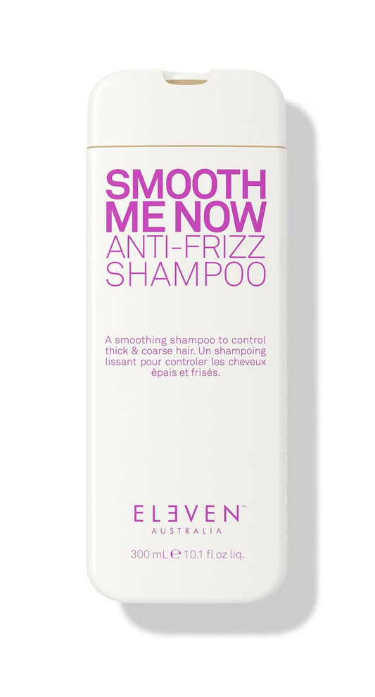 ELEVEN AUSTRALIA Smooth Me Now Anti-Frizz Shampoo for Frizz Control, Smoothing Shampoo for Damaged and Frizzy Hair, Moisturizes & Protects, Enhances Smoothness, Sulfate-Free - 10.1 fl oz