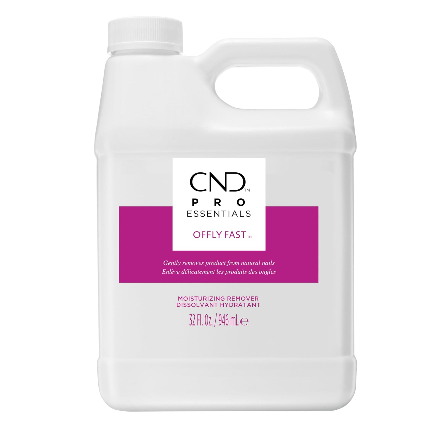 CND OFFLY FAST Moisturizing Nail Polish Remover, 32 fl oz