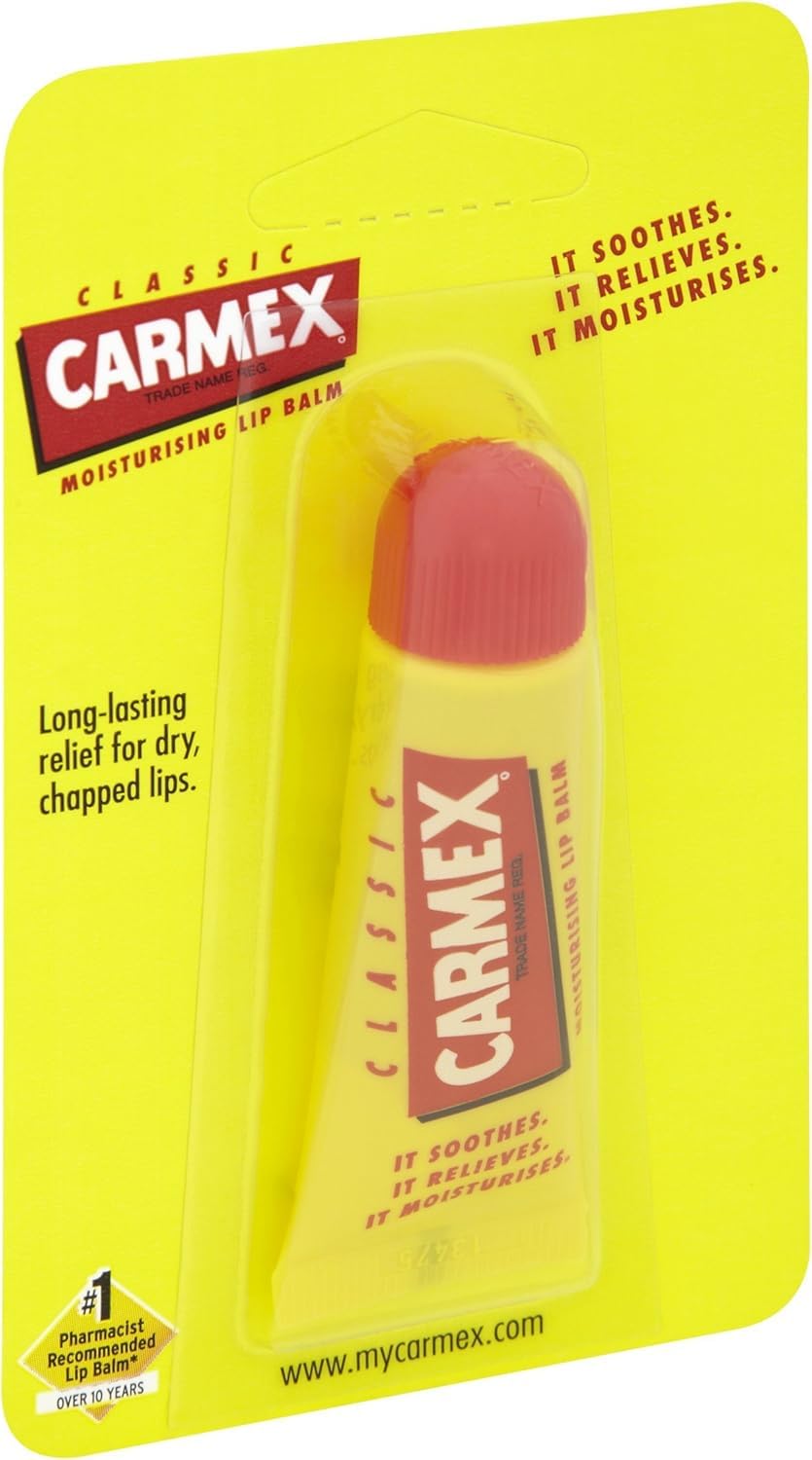 Carmex Classisc Lip Balm Medicated, 0.35 oz., Pack of 12