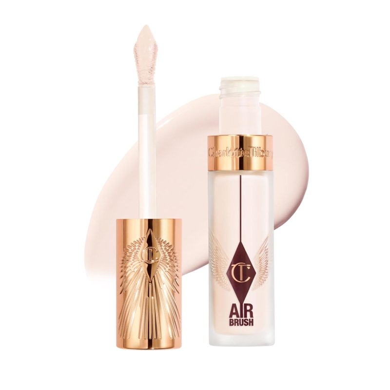 Charlotte Tilbury Airbrush Flawless Blur Concealer - Longwear, Hydrating & Crease-Proof for Dark Circles & Blemishes | Full Coverage, Natural Matte Finish