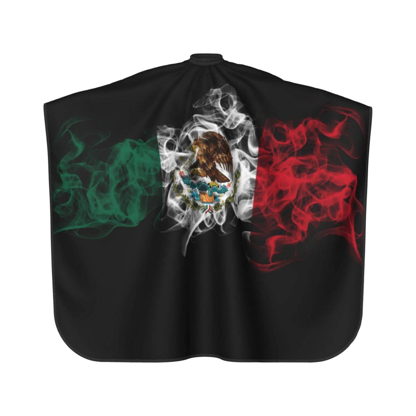 Mexico Flag Salon Barber Cape For Men/Women - Professional Hairdressing Waterproof Hair Cutting Cape With Adjustable Snap Closure-Haircut Apron For Hair Stylist And Home Use-55''X66''