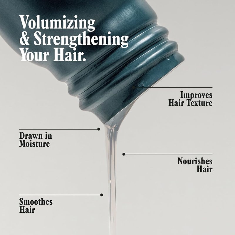 Hydrating Hair Shampoo Refill - Frizz Control & Shine Boost for Thin, Dry Hair | Color-Safe, Sulfate-Free Formula (375 ml)