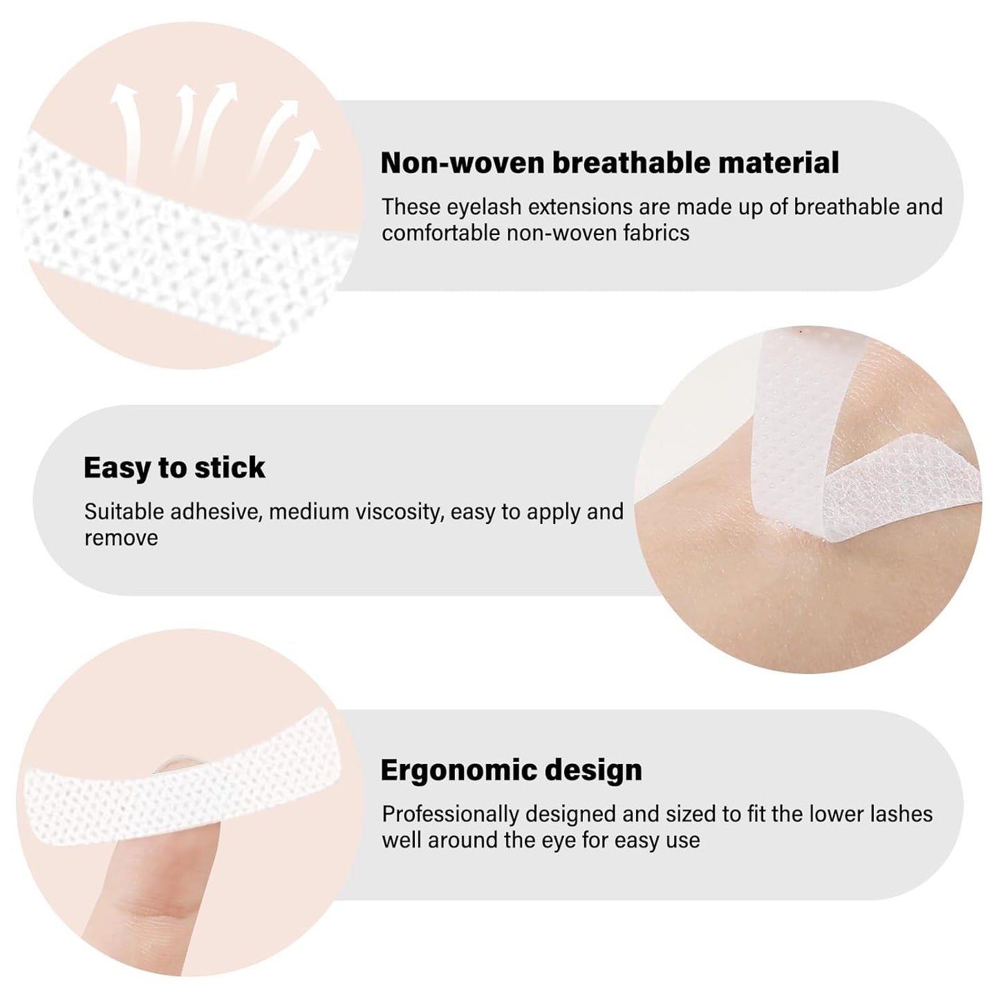 Eyelash Extension Stickers - 50 Pairs Under Eye Mapping Patches for Lash Isolation | Perfect for Beauty Salons