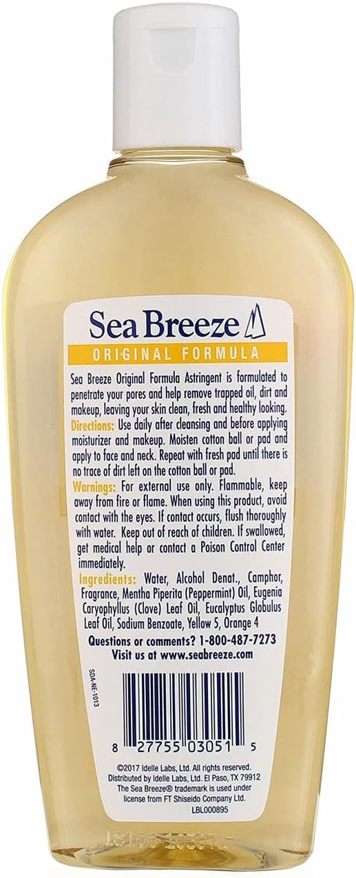 Sea Breeze Astringent | Original Formula 10 Ounce (295ml) - 3 Pack for Clear Skin