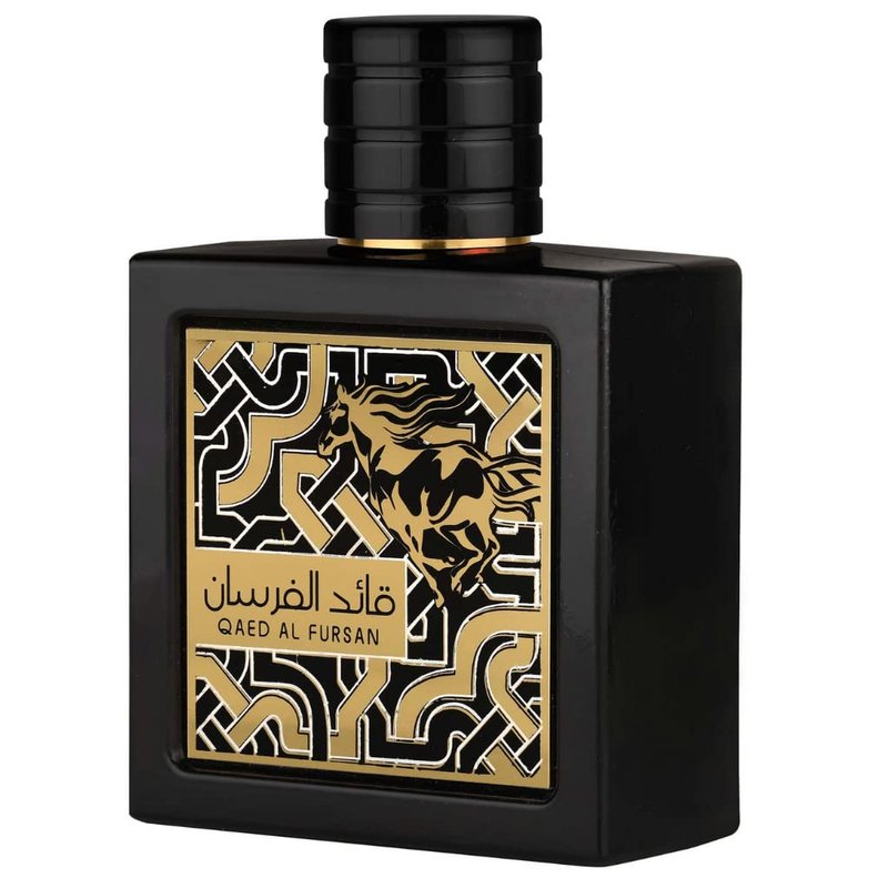 Lattafa Qaed Al Fursan - Unisex Eau de Parfum | Long-Lasting Oriental Fruity Amber Wood Fragrance - 3.40 Ounce / 100 ml