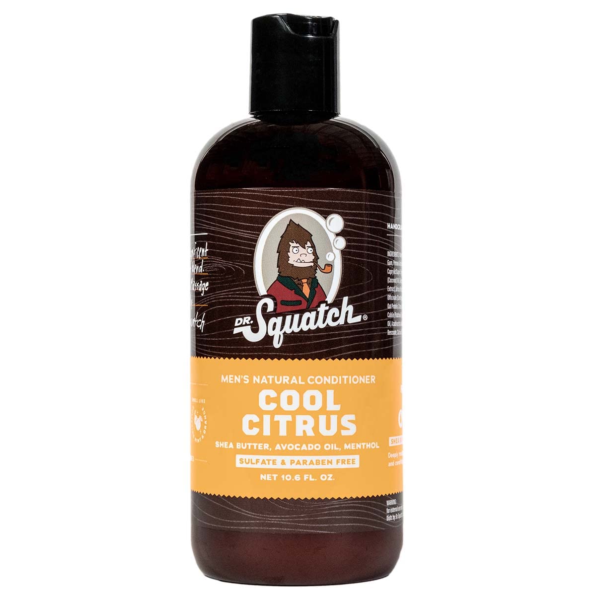 Dr. Squatch Cool Citrus Conditioner for Men – Daily Hair Conditioner – Stimulates, Hydrates, Soothes Scalp – Naturally Sourced with Organic Peppermint, Calendula, Clary Sage