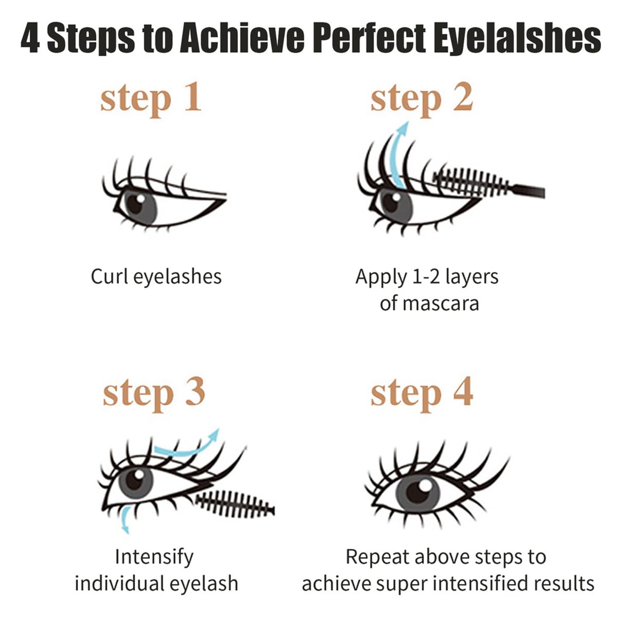 Tiejdhr Telescopic Tubing Mascara, 2 in 1 Vibely Long-Lasting Waterproof & Smudge-Proof 4D Silk Fiber, Volume and Length Black No Flaking and No Clumping (Pack of 1)