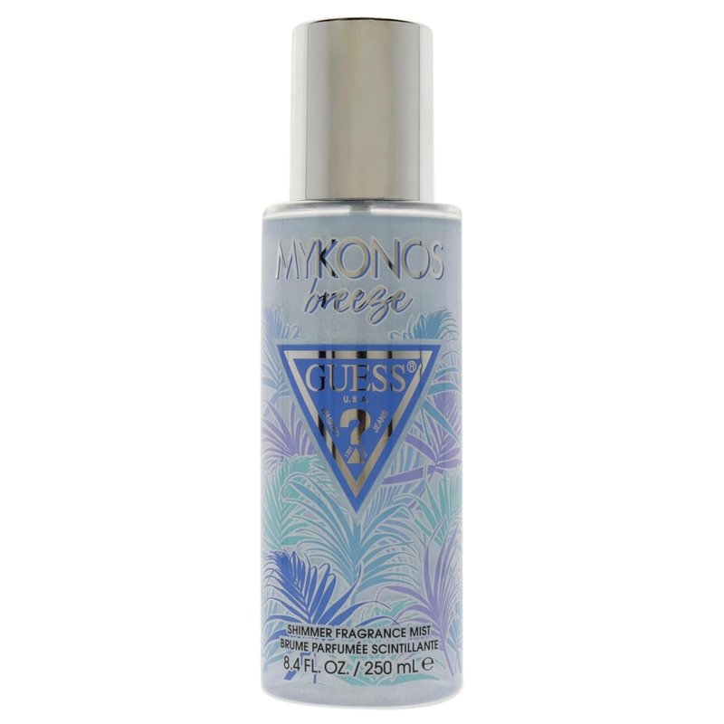 GUESS Mykonos Breeze Shimmer Body Mist Spray - 8.4 Fl Oz | Refreshing Fragrance
