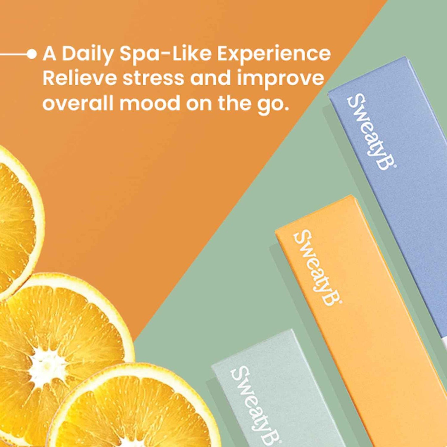 SweatyB® deodorant spray - Odor Protection with whole body deodorant for women & men - Travel Size, Skin-Safe, Vegan & Made in USA - Citrus body spray - 2 Oz