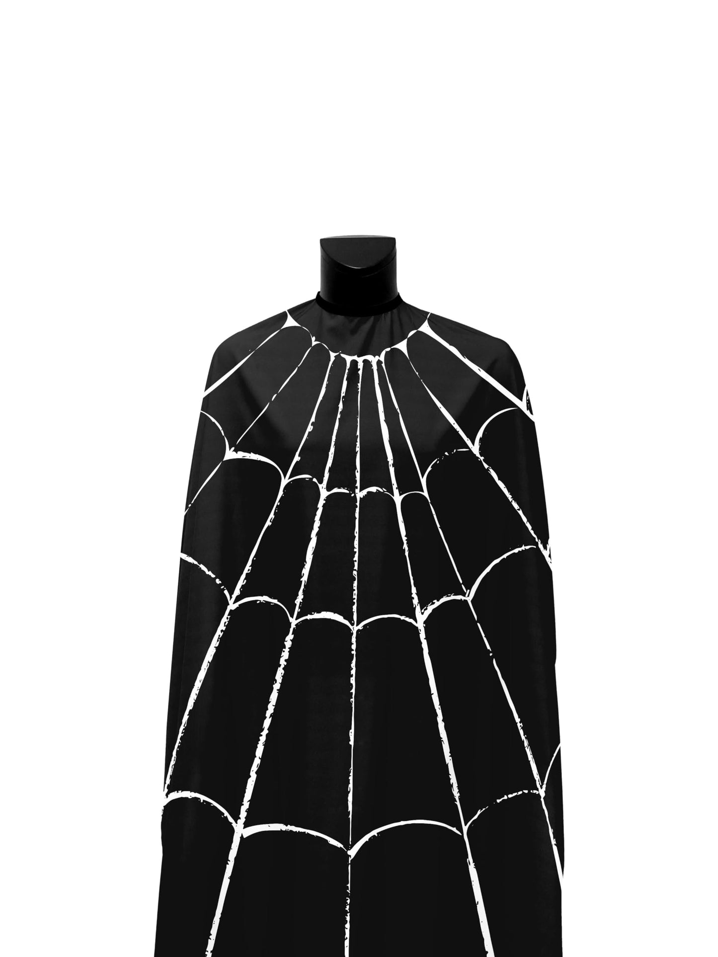 Illuzien Spider Web PRO Barber Cape, Hair Cut Cape, Water-Resistant Barber Accessories, Professional Cape (ELASTIC)