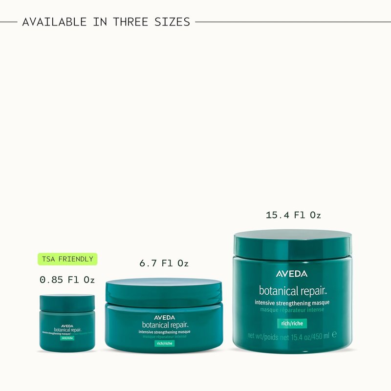 Aveda Botanical Repair Masque - Bond-Building Deep Conditioner for Stronger Hair | 94% Naturally Derived | Ideal for Medium to Thick Hair