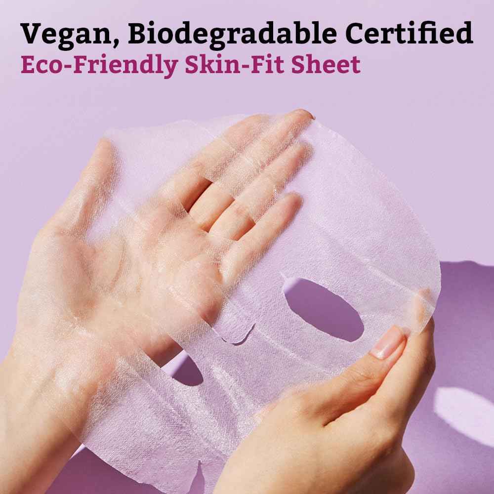 I'MPHYTO Collagen Glow Mask (220 ml, 20 Masks) - Revitalize Your Skin with Plant-Derived Pseudo Collagen and Phyto Vitamins