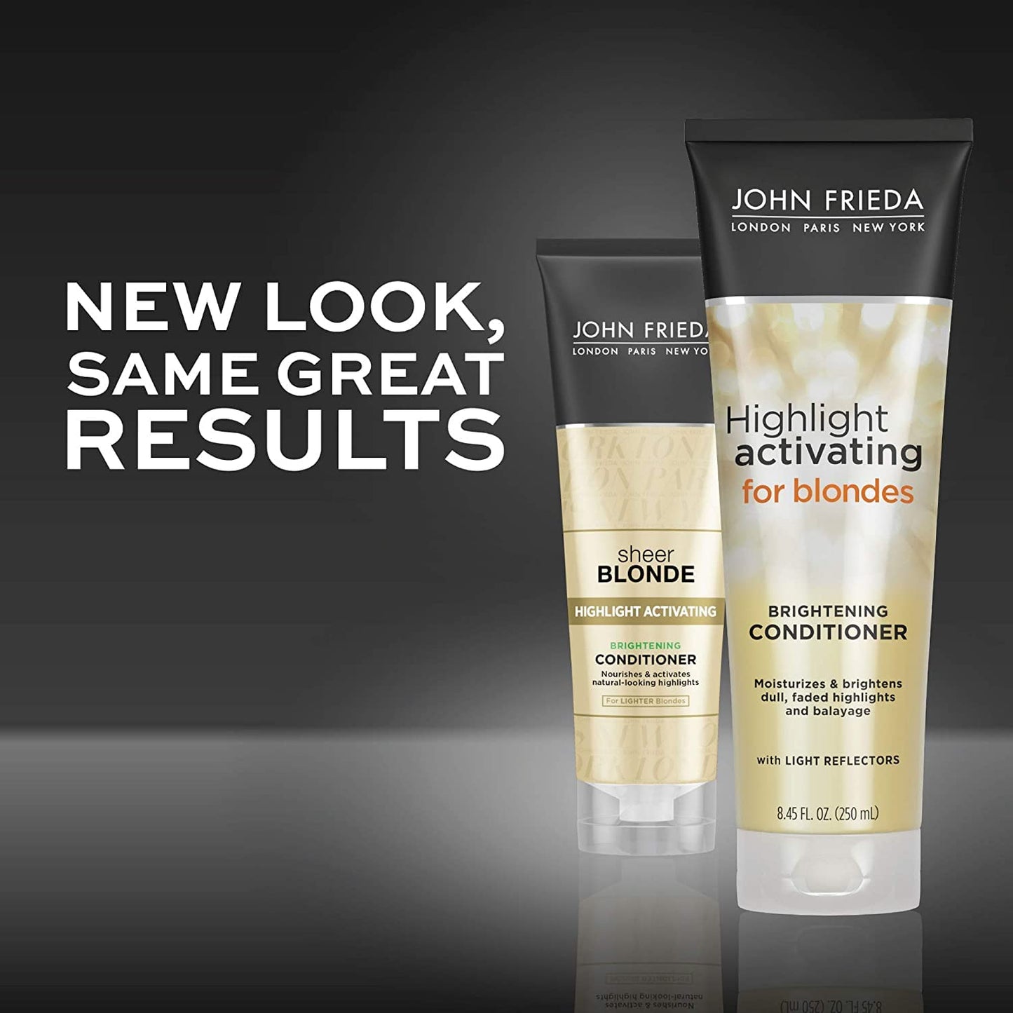 John Frieda Sheer Blonde Highlight Activating Enhancing Conditioner (For Lighter Blondes), 8.45 Oz (Pack of 3)