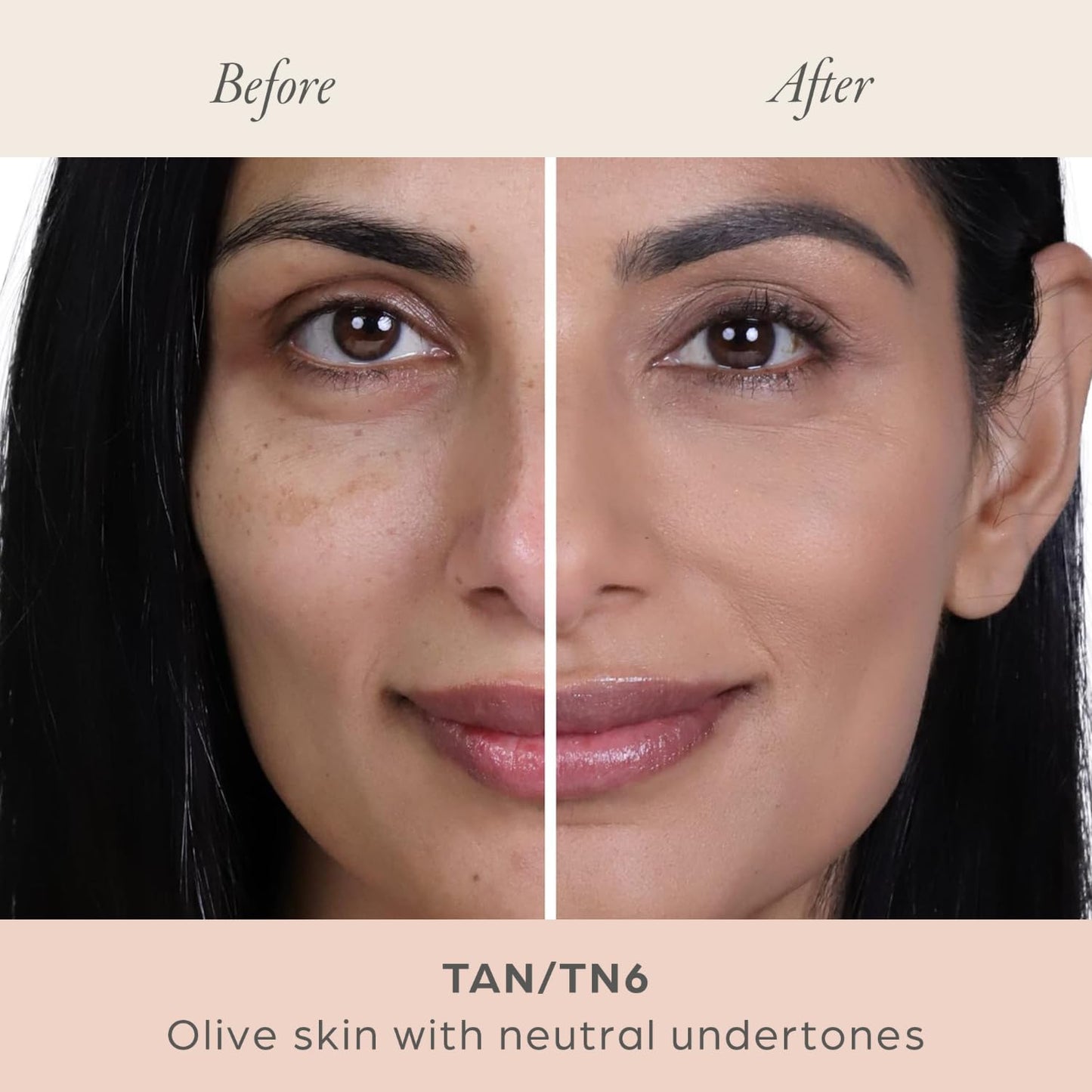 PUR Beauty 4-in-1 Pressed Mineral Makeup Powder Foundation with SPF 15 - Concealer & Finishing Compact Pressed Powder for Face - Buildable Medium to Full Coverage Foundation Powder (Tan)