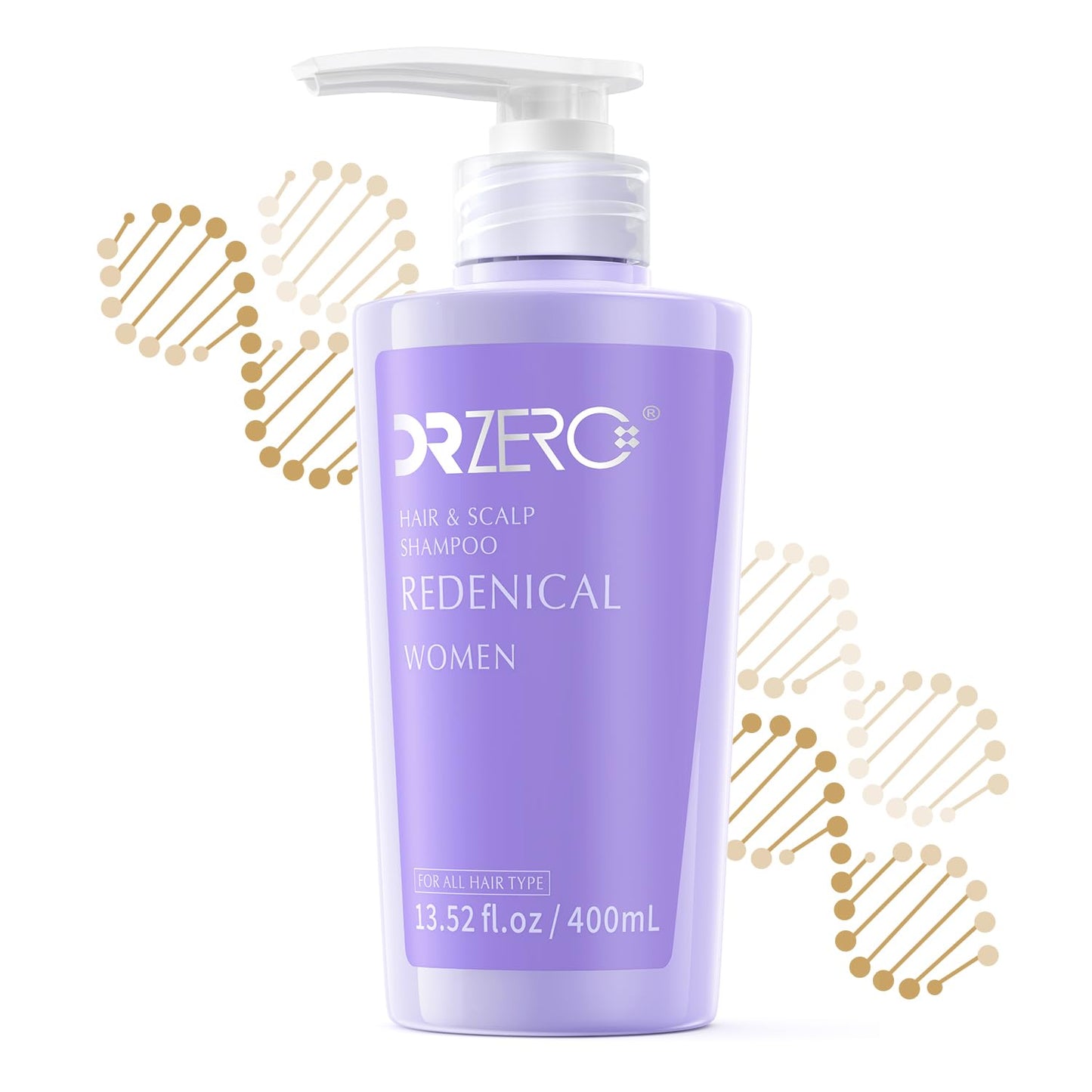 DR ZERO REDENICAL Hair Growth Shampoo for Women | MONDE SELECTION Gold Winner | Swiss Patent Redensyl | Clinically Proven Anti-Thinning | Japanese-Made Volumizing & Repair Shampoo, Gifts for Women
