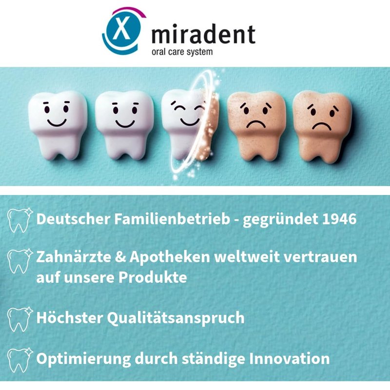 Miradent Toothpaste Mirasensitive hap+ for Sensitive Teeth 50ml Tube by Miradent